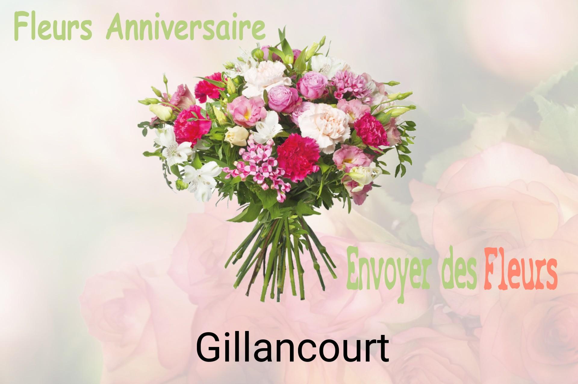 Bouquet de fleurs d’anniversaire livré à Gillancourt